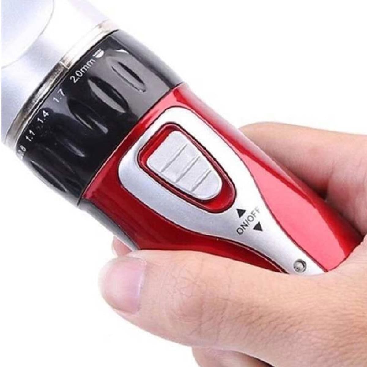 Tông Đơ Hớt Tóc Gia Đình Cho Bé JICHEN 0817 TẶNG Bộ Kéo Cắt Tỉa + Lấy Ráy Tai Có Đèn
