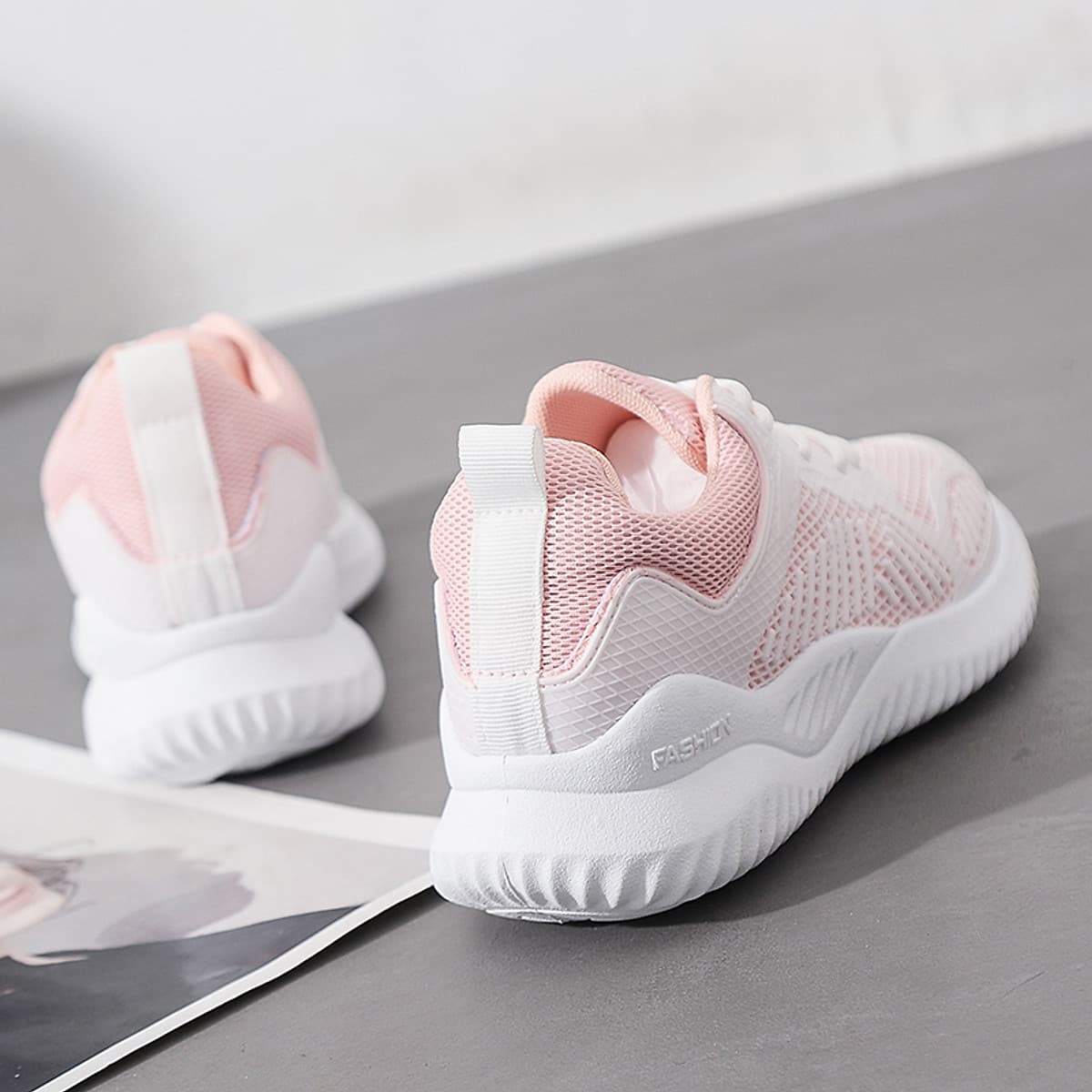 Giày thể thao Giày đi bộ Nữ huấn luyện viên nhẹ Knit mềm