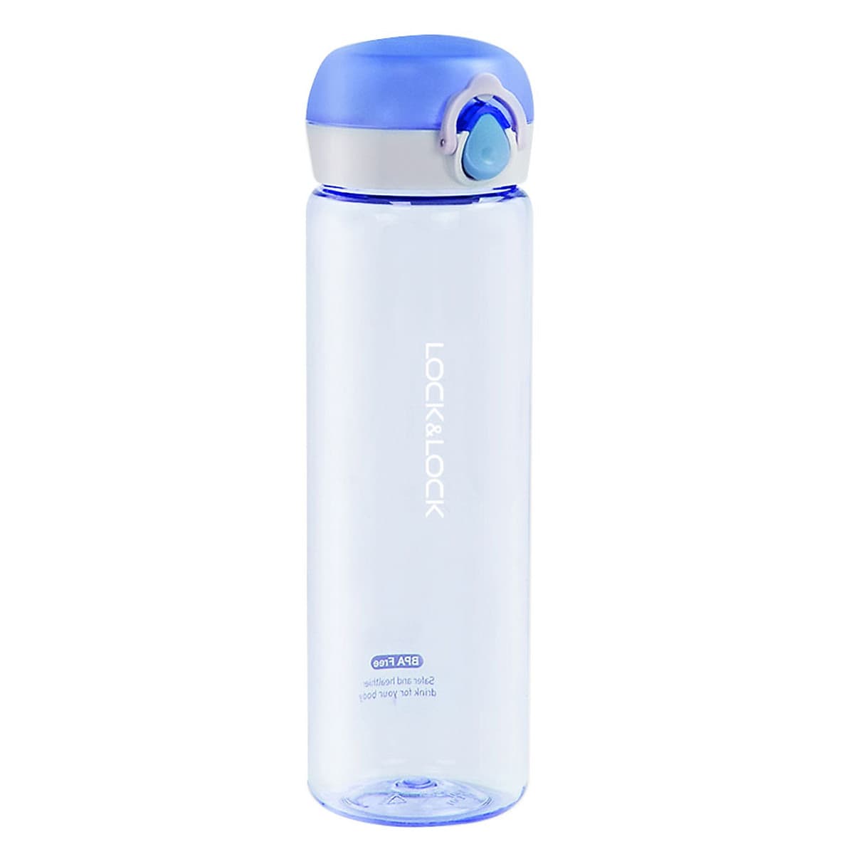 Bình Nước Lock&Lock One Touch ABF645BLU (550ml) - Màu Xanh Dương