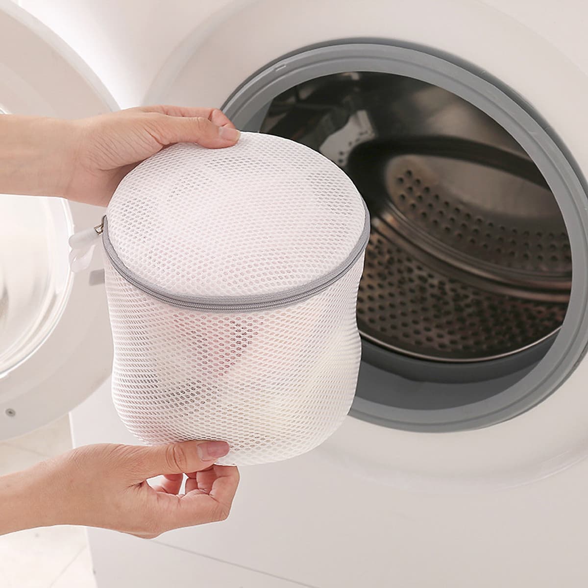 Combo nhiều túi lưới giặt đồ cho máy giặt bảo vệ quần áo chống biến dạng chất lượng tốt dây kéo lưới mịn Polyester