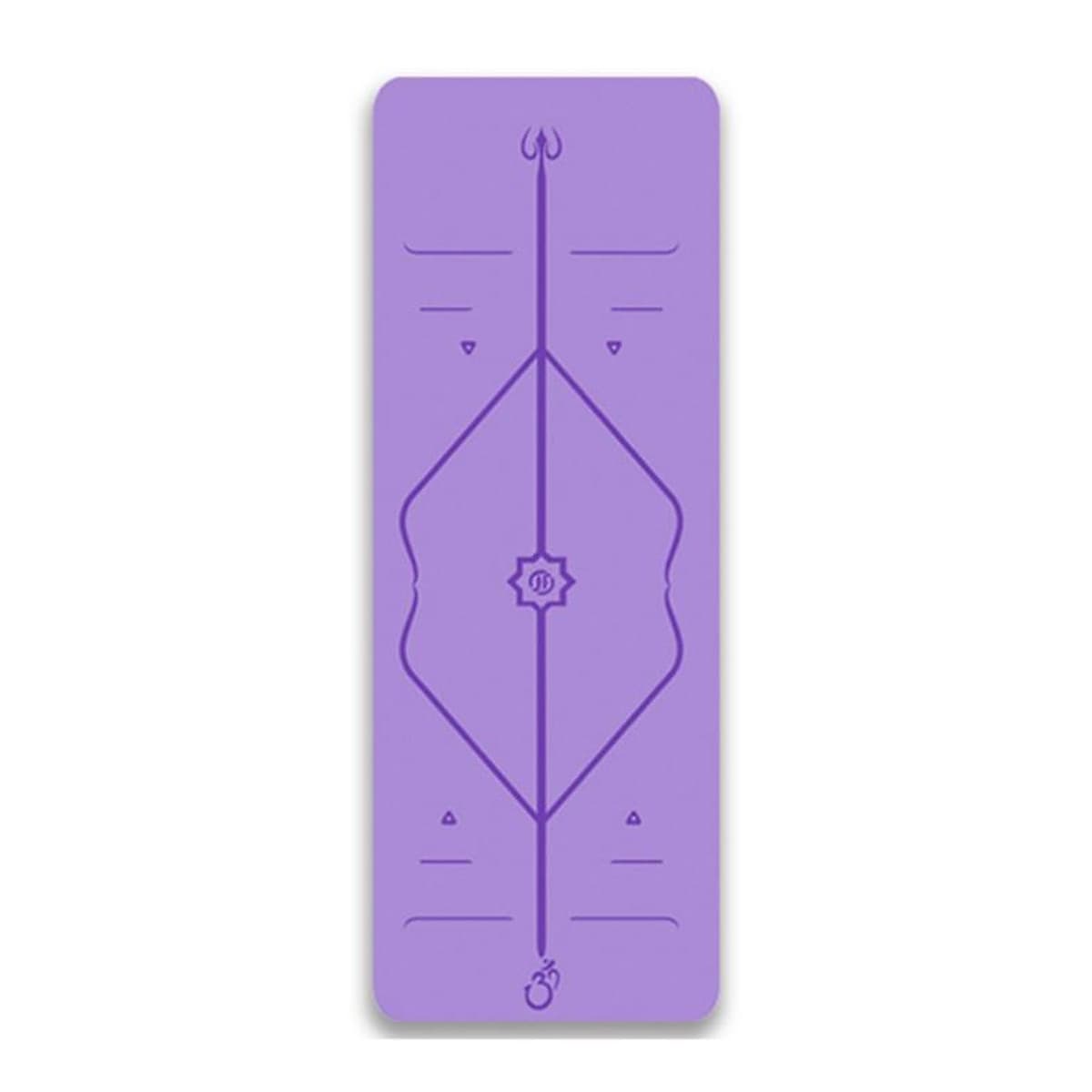 Combo Thảm Tập Yoga Định Tuyến YogaLink PU cao cấp + túi đựng thảm và dung dịch vệ sinh