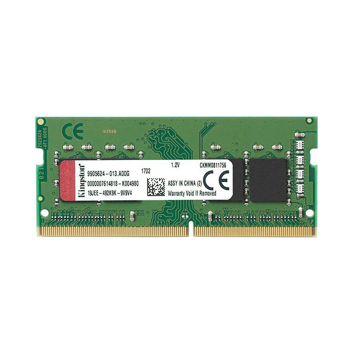 Ram laptop Kingston DDR4 8GB Bus 2666Mhz SODIMM KVR26S19S6/8 - Hàng Chính Hãng