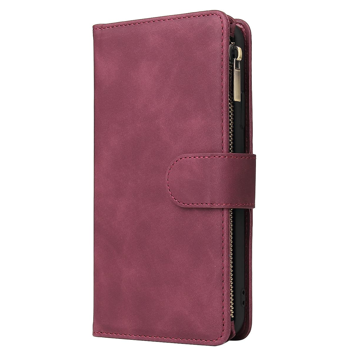 For iPhone 11 iPhone 11 pro iPhone 11 pro max PU Leather Side Magnetic Buckle Multi-card Bracket Full Protective Case with Zipper Wallet Style:iPhone 11 Pro