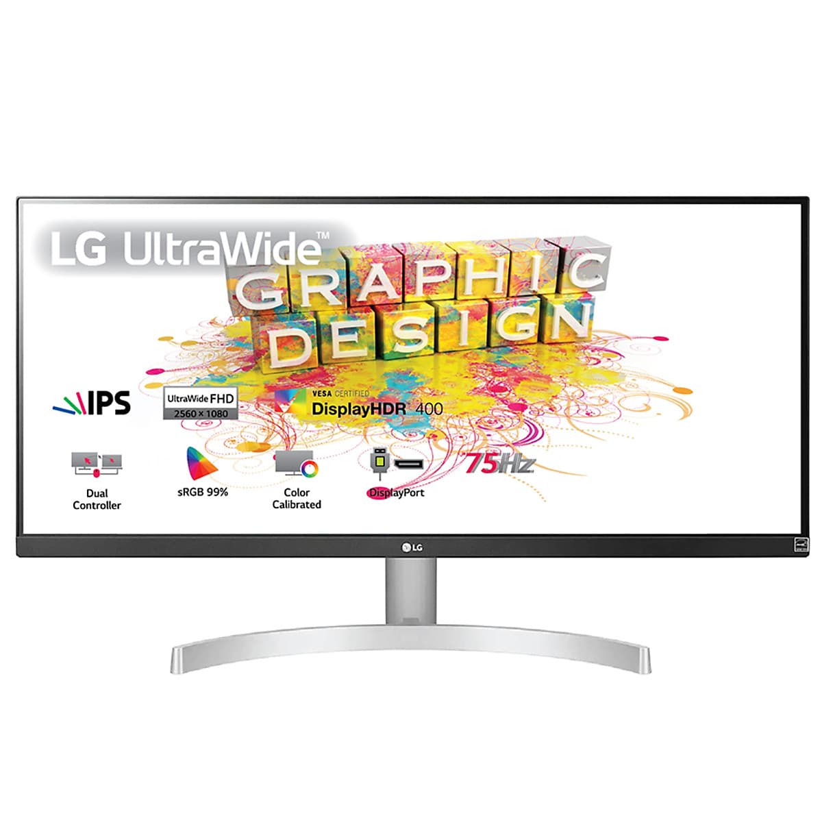 Màn Hình LG 29'' 21:9 UltraWide 29WN600-W Full HD (2560x1080) 5ms 75Hz HDR IPS AMD Maxx Audio (7Wx2) FreeSync - Hàng Chính Hãng