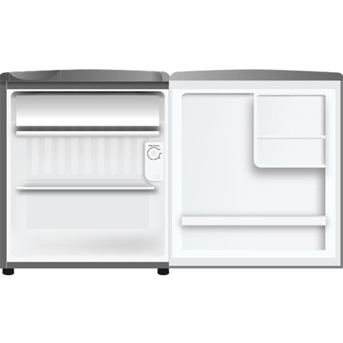 Tủ Lạnh Mini Aqua AQR-D59FA-BS (50L) - Hàng Chính Hãng - Chỉ giao tại HCM