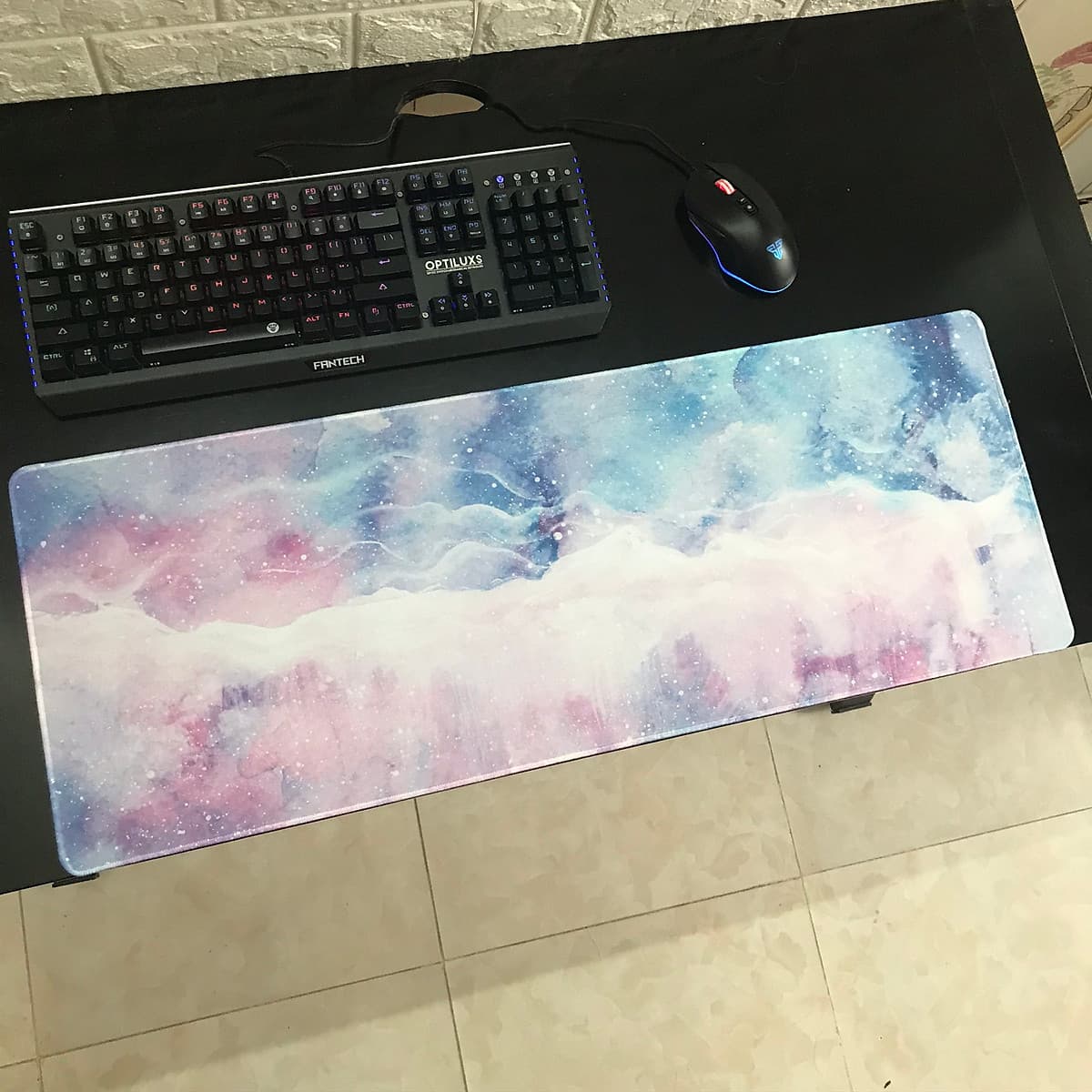 Miếng Lót Chuột, Bàn Di Chuột, mouse pad cỡ lớn Vân Đá (80x30x0.3)
