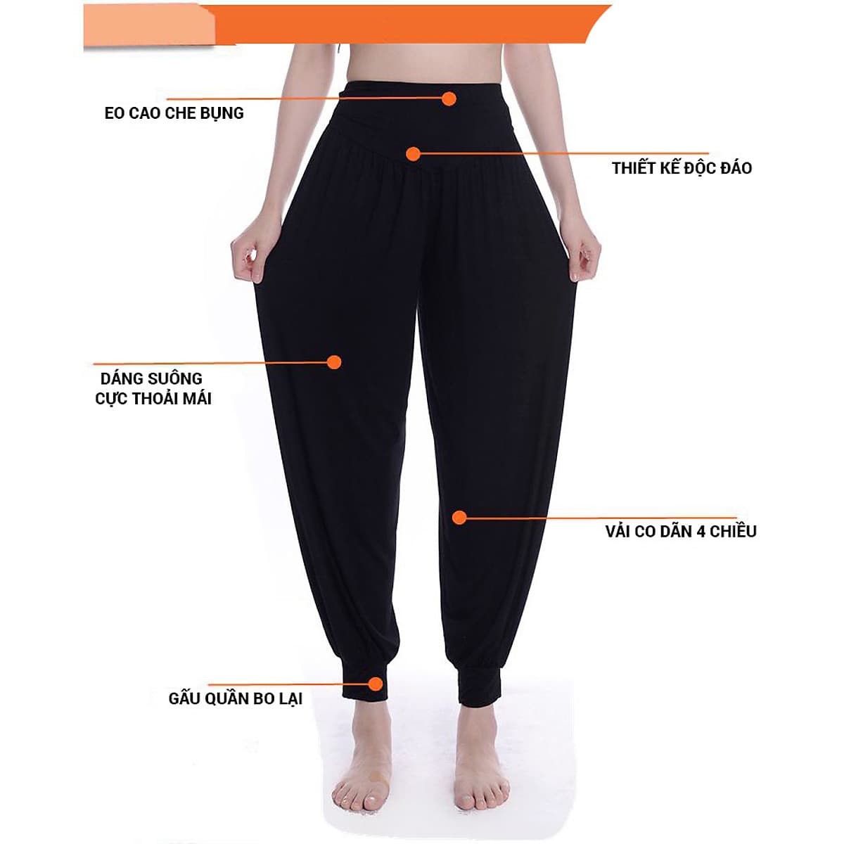 Quần Alibaba Tập Thể Thao Yoga KIP23 Co dãn 4 chiều cực đẹp
