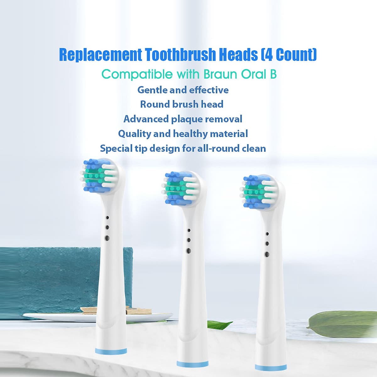 Đầu Bàn Chải Điện Lông Mềm Cho Braun Oral-B EB17a/18(4 Cái)