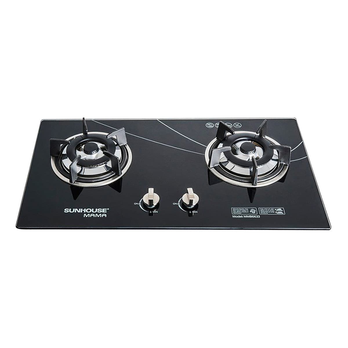 Bếp Gas Âm Kính Sunhouse Mama MMB6633 – Hàng Chính Hãng