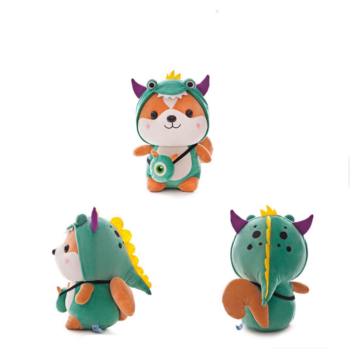 Thú Bông Chó Shiba Hóa Trang Cosplay Ngộ Nghĩnh 25cm Quà Tặng Siêu Dễ Thương