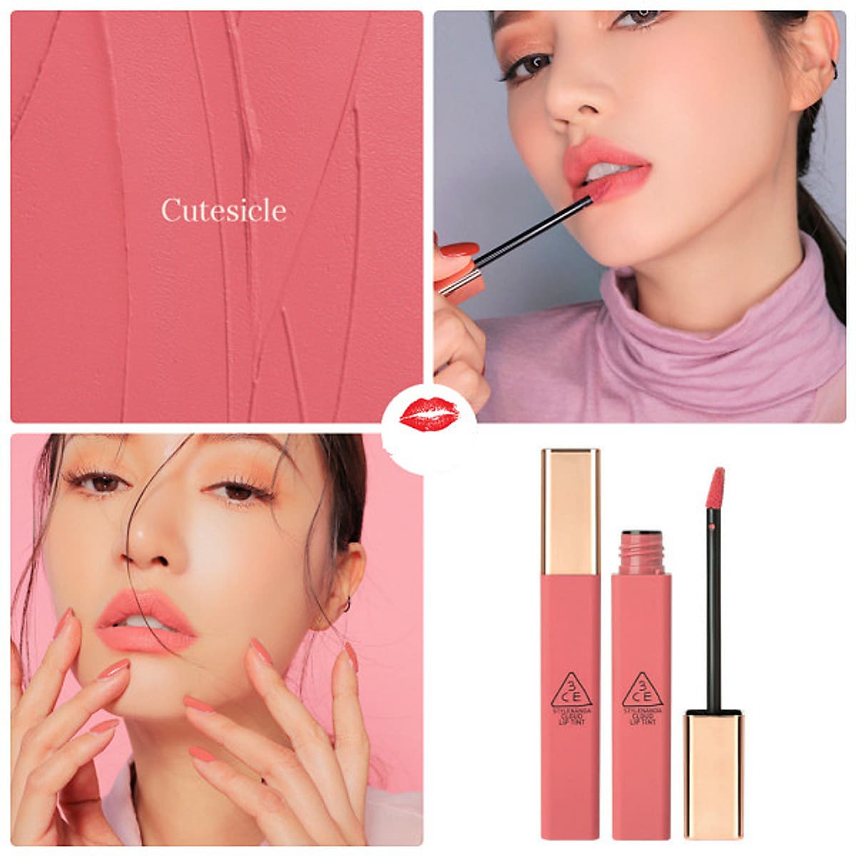 Son Kem Siêu Lì, Mịn Môi 3CE Cloud Lip Tint