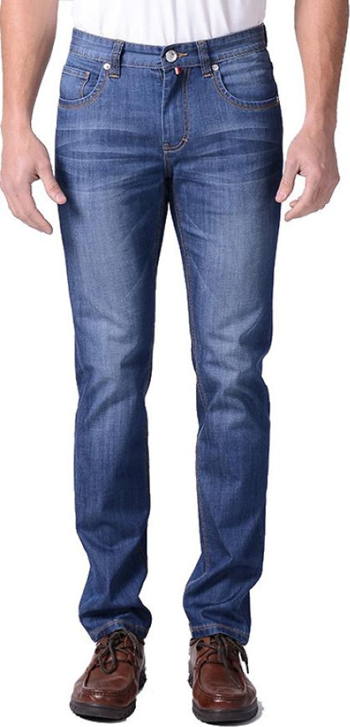 Quần Jean Nam Mát Nhẹ Đàn Hồi Pierre cardin Shu Yi 321 - Xanh Nhạt 