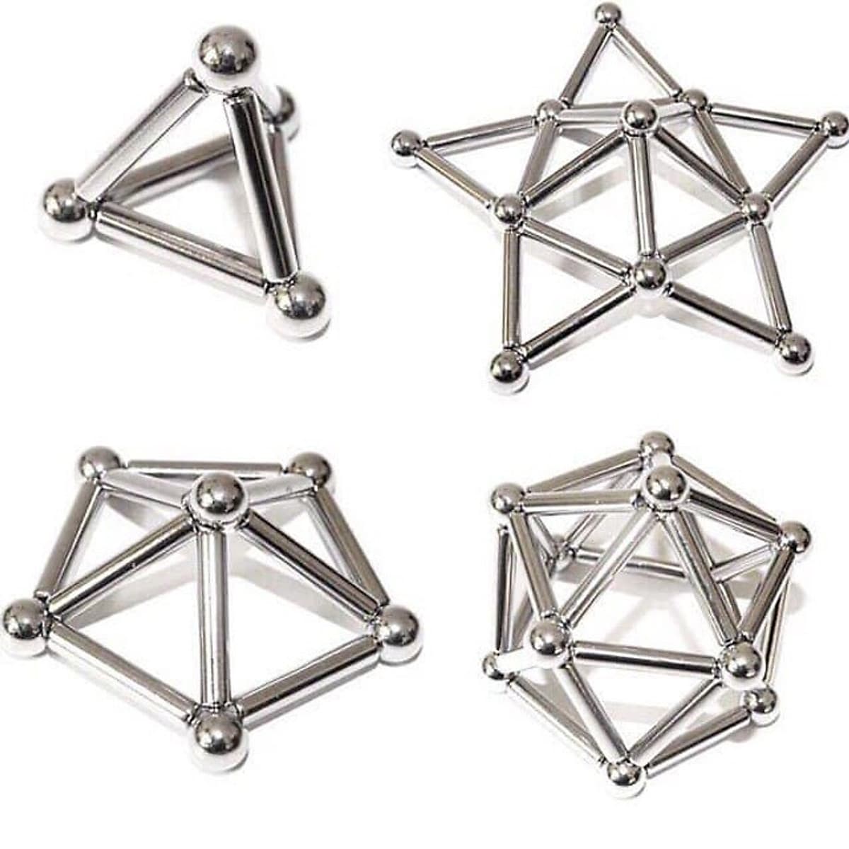 Bộ Đồ Chơi Xếp Hình Thông Minh Nam Châm, Thanh Bi Buckyball Chính Hãng miDoctor