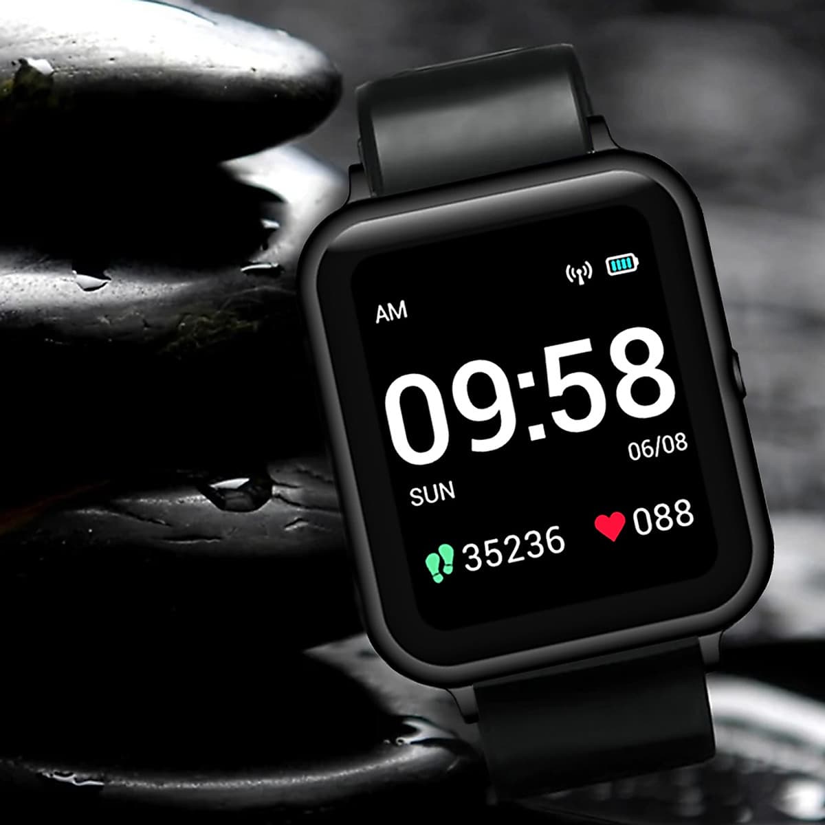 đồng hồ thông minh Global Version Lenovo S2 Smart Watch 1.4inch 240x240p Fitness Tracker Band Calorie Pedometer Sleep Monitor Heart Rate