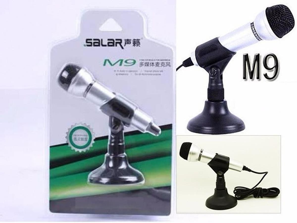 Microphone M9 - Chân Đế Có Dây (Kết Nối Chân 3.5mm)