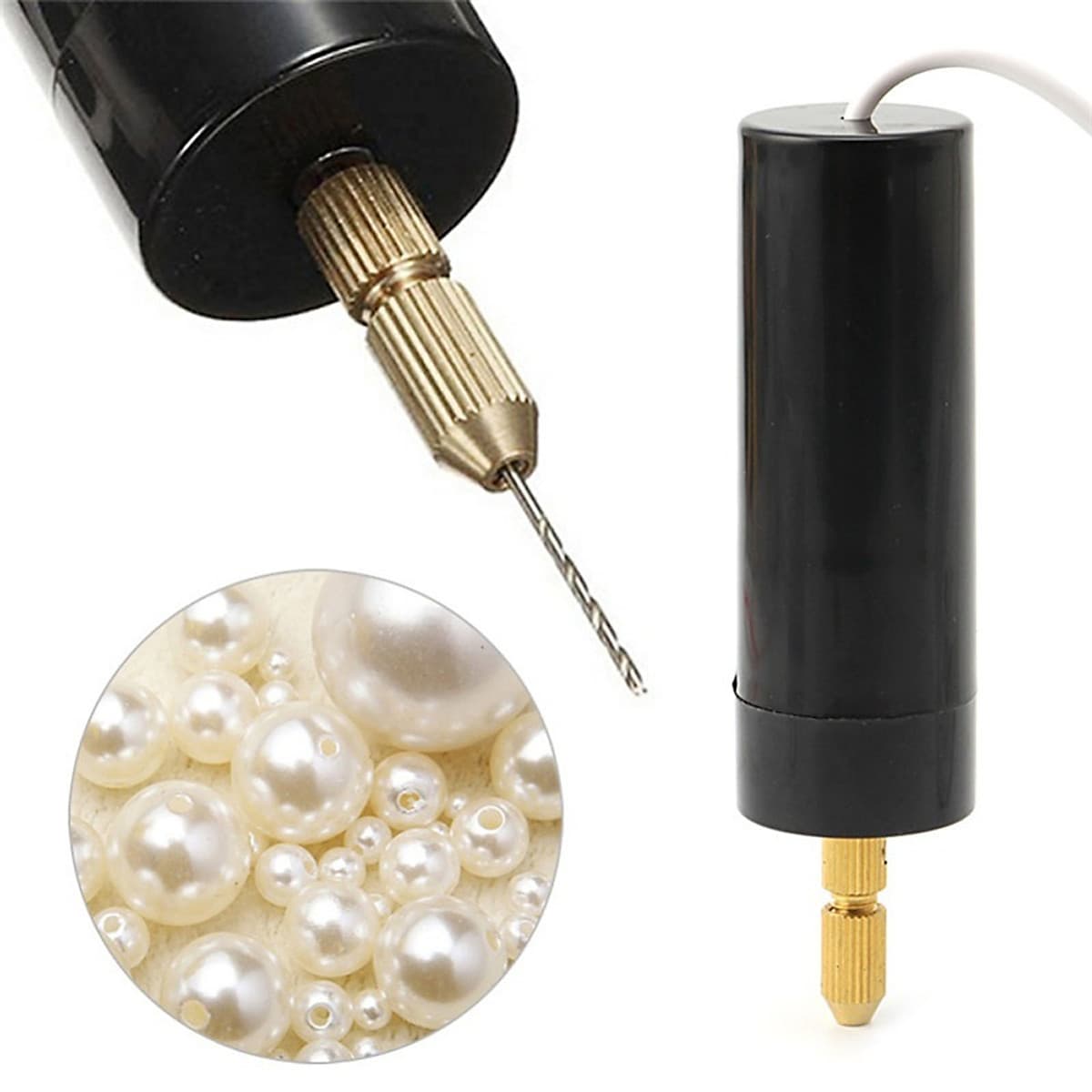 Máy Khoan Cầm Tay Mini Dây Micro USB Kèm Mũi Khoan DIY (3 Mũi)