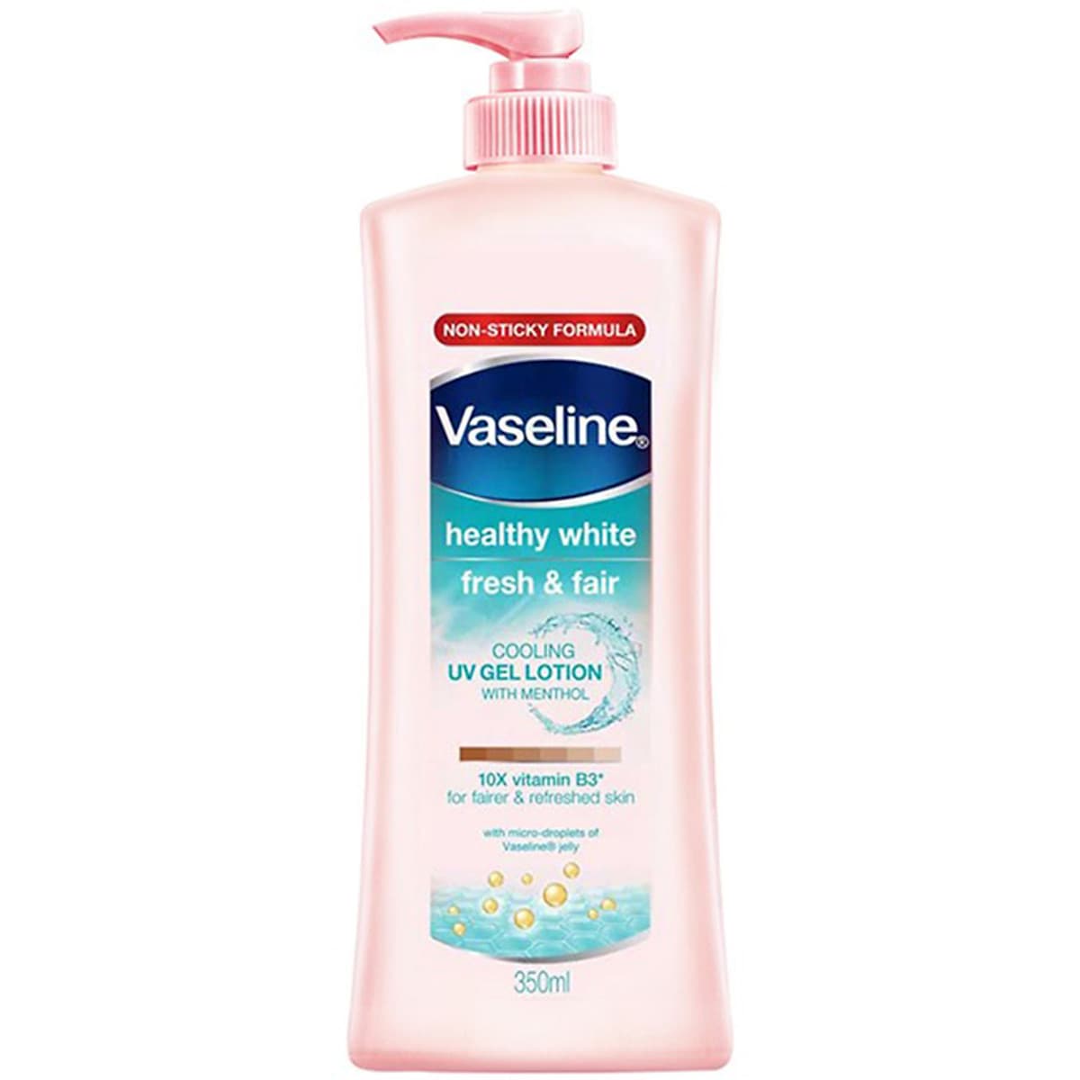 Gel Dưỡng Thể Dịu Mát Trắng Da Vaseline Fresh & Fair 350ml