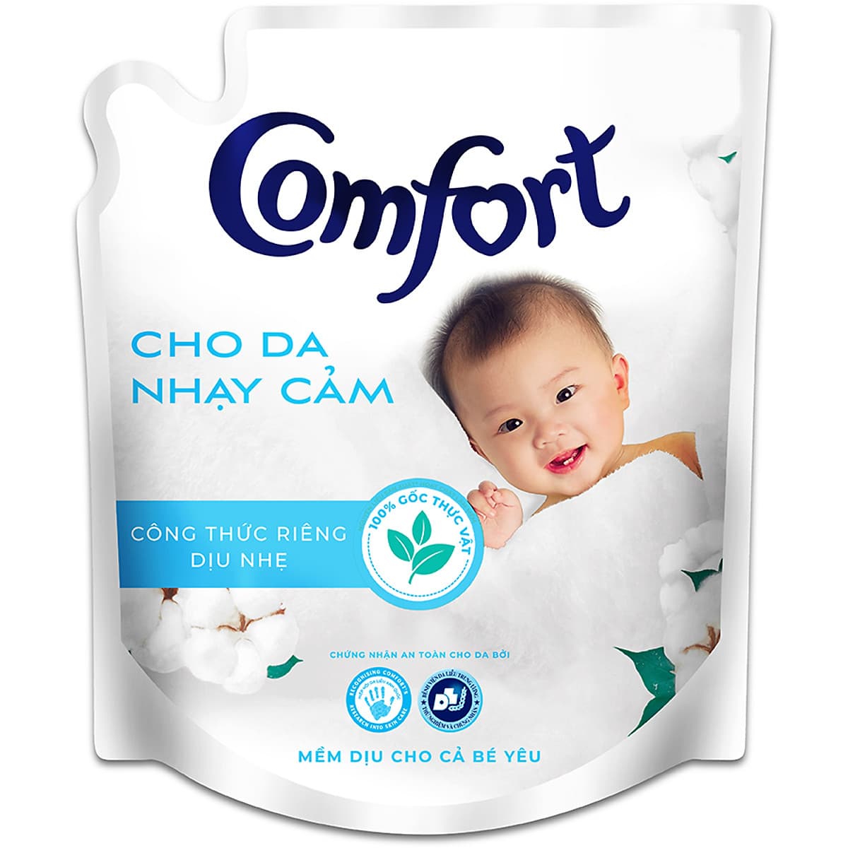 Nước Xả Vải Comfort Cho Da Nhạy Cảm Túi 2.6L - Phù Hợp Với Cả Em Bé (Giao mẫu ngẫu nhiên)