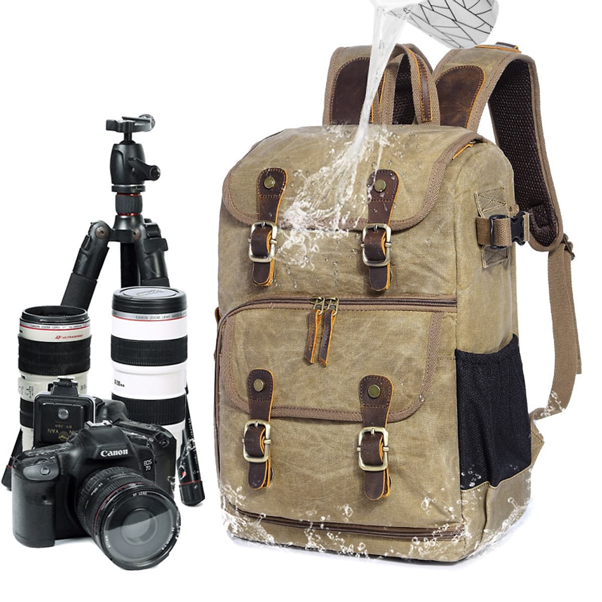 Balo Canvas chống nước Profocus Haft foto