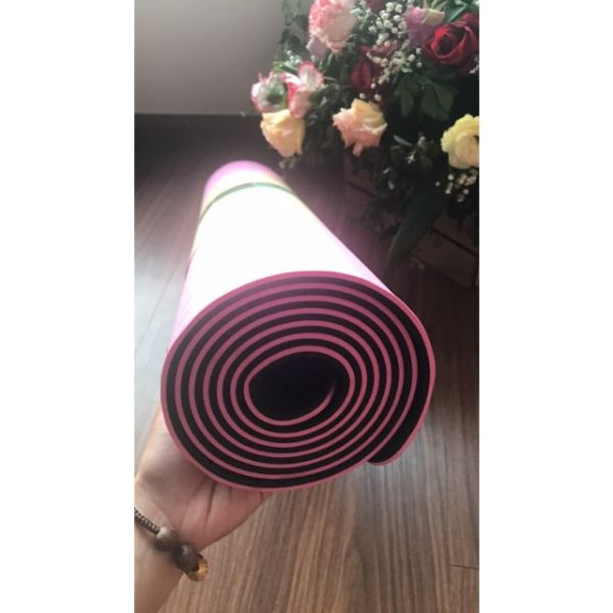 Thảm tập YOGA TPE Cao Cấp 2 lớp- 6mm dộ bám cao , chống trơn trượt 
