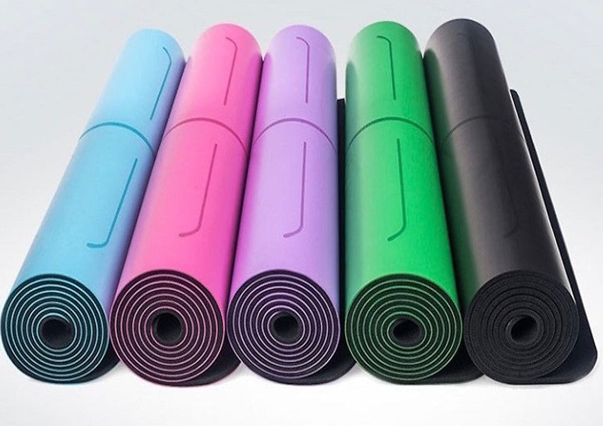 Thảm Tập Yoga Định Tuyến 2 Lớp miDoctor + Bao Đựng Thảm Tập Yoga Định Tuyến + Dây Buộc Thảm Tập Yoga (màu ngẫu nhiên)