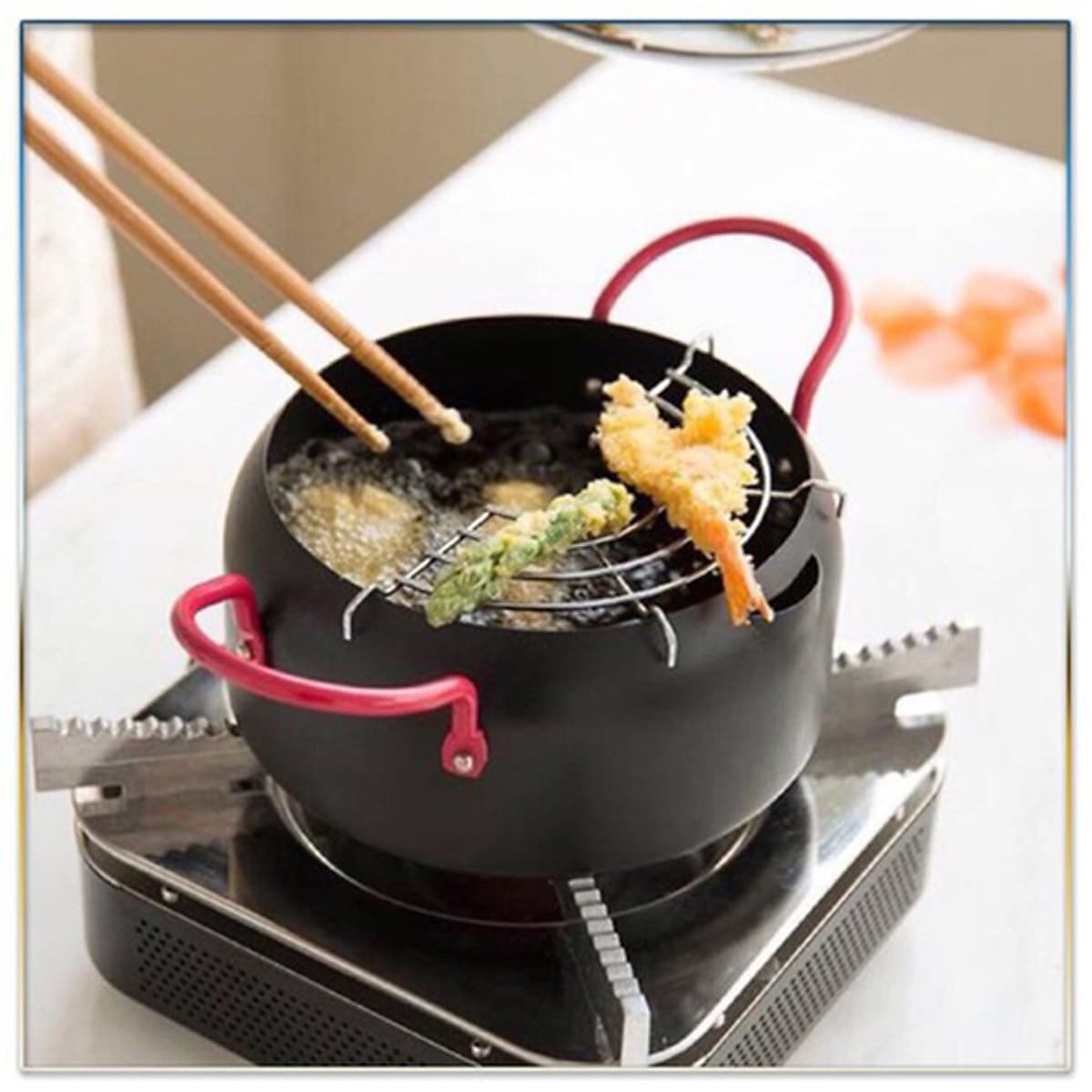 Nồi chiên lọc dầu CC+ tặng kèm 2 thìa súp hoa