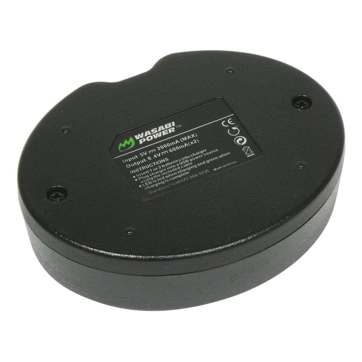 Bộ 2 Viên Pin Và Sạc Wasabi NP-W126 Cho Fujifilm X-E1 X-A2 X-M1 X-T1 (Đen) -  Hàng Nhập Khẩu