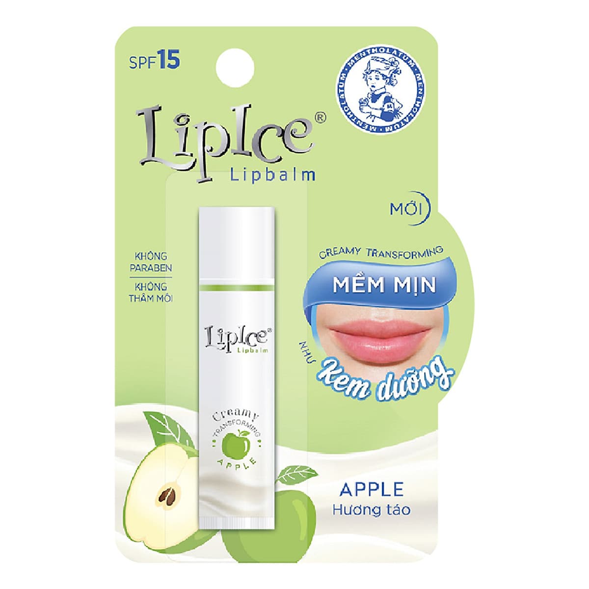 Son dưỡng không màu chuyển kem mịn Lipice Creamy 4.3g