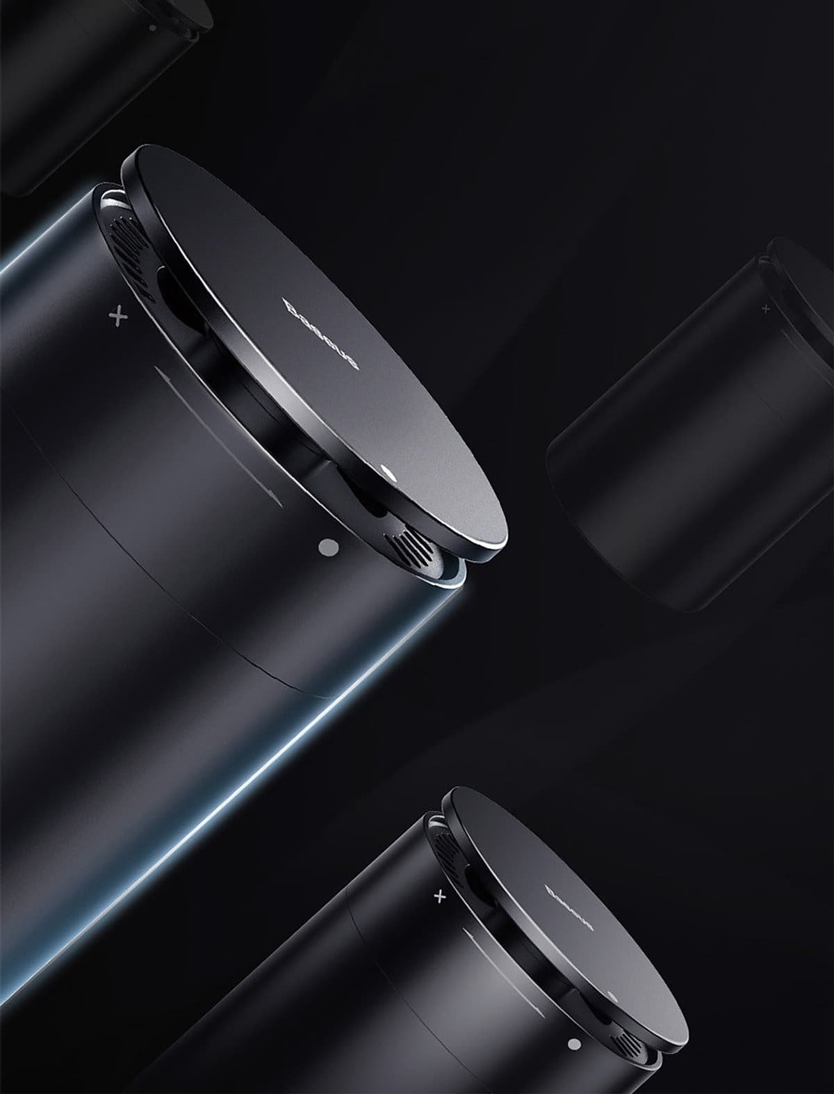 Máy lọc không khí ô tô xiaomi loại bỏ formaldehyde và mùi hôi trong ô tô