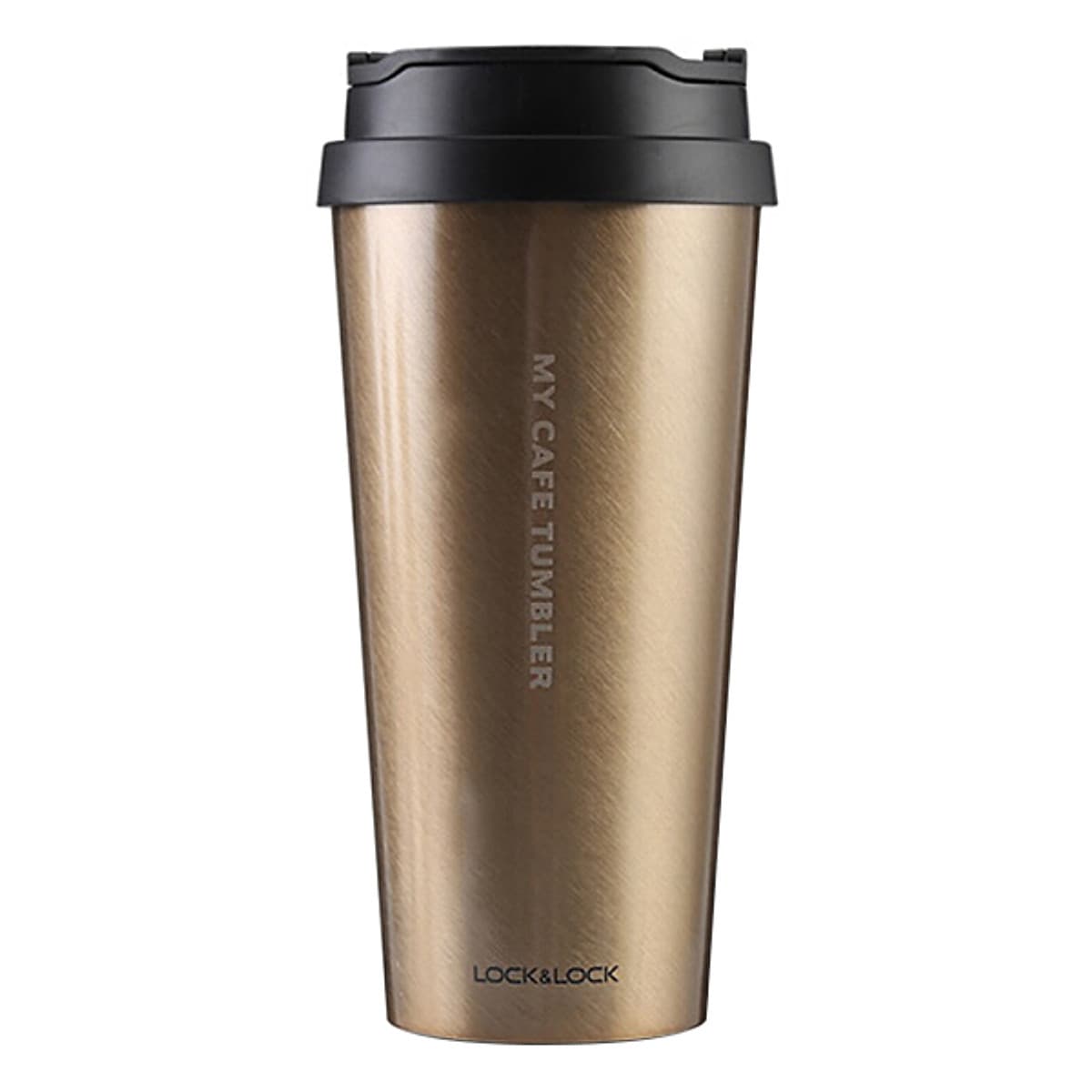 Ly Giữ Nhiệt Bằng Thép Không Gỉ Lock&Lock Clip Tumbler LHC4151GOD (540ml) - Gold