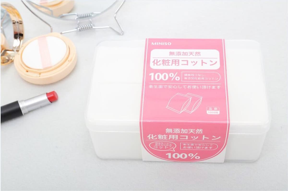 BÔNG TẨY TRANG MINISO Hộp 1000 MIẾNG