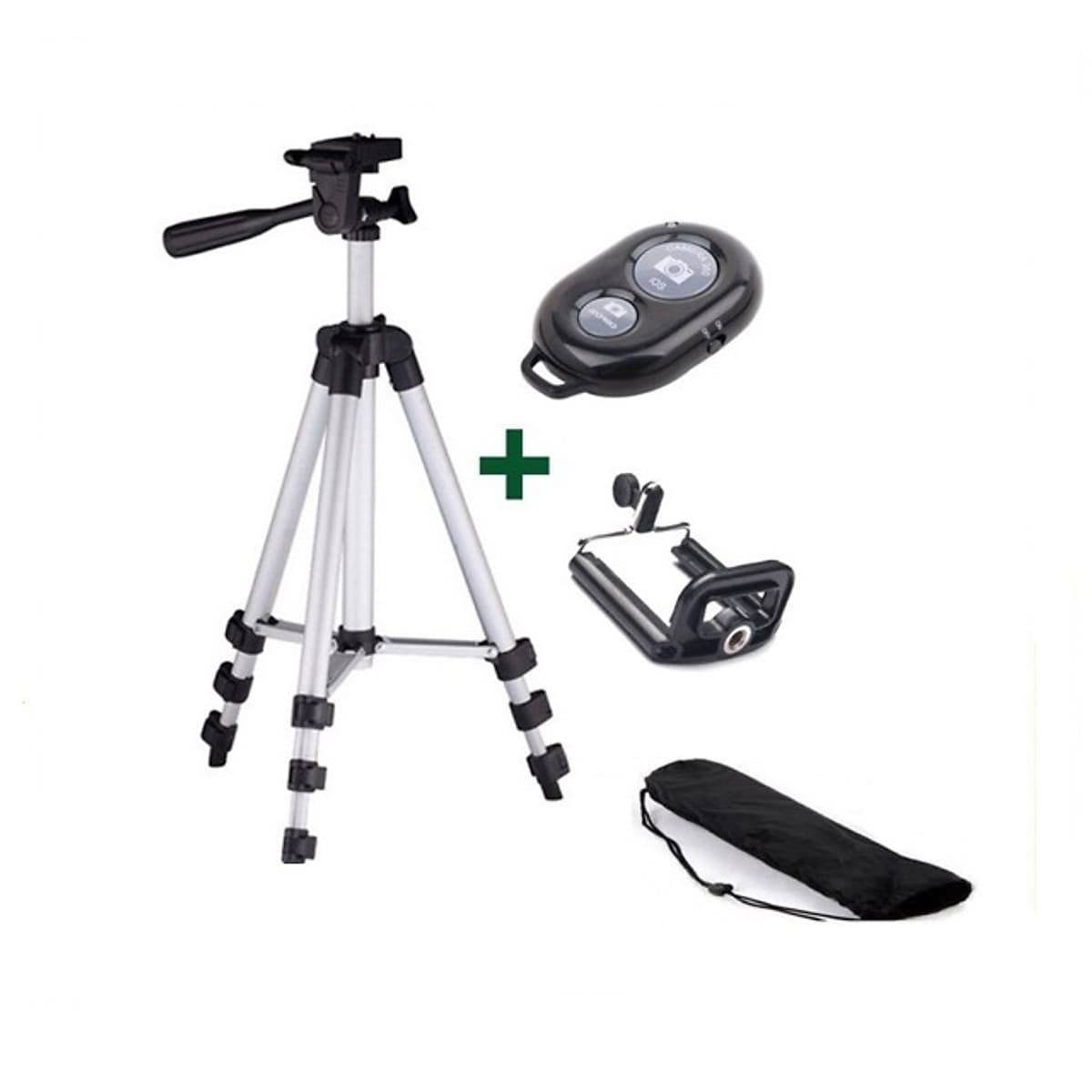 Giá đỡ 3 chân Selfie Tripod 3110 Cho điện thoại và máy ảnh tặng kèm túi vải cá tính