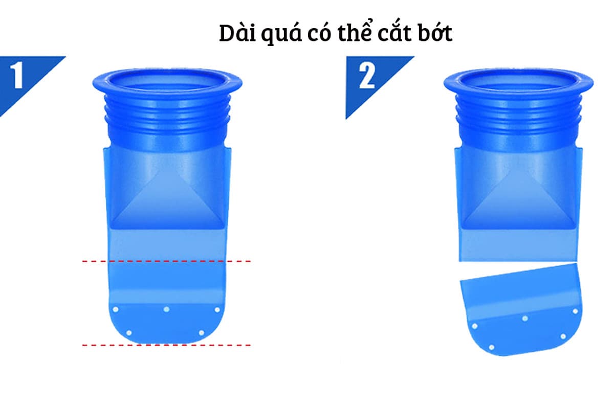 Phụ kiện Silicone lắp thoát sàn chống mùi hôi vi khuẩn trào ngược lên
