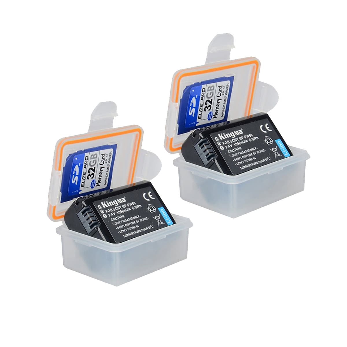 2 Pin + 1 Đốc sạc đôi Sony NP-FW50 - Chính hãng KingMa