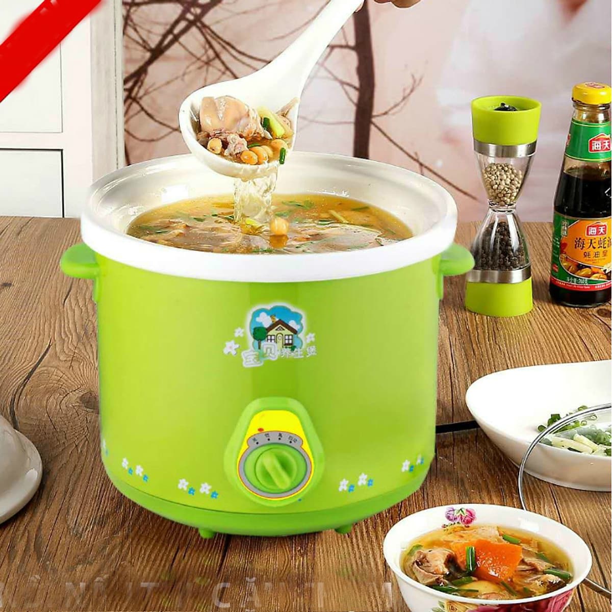 Nồi kho cá - Nồi hầm đa năng TMKC87 2.5L - Hàng Chính Hãng