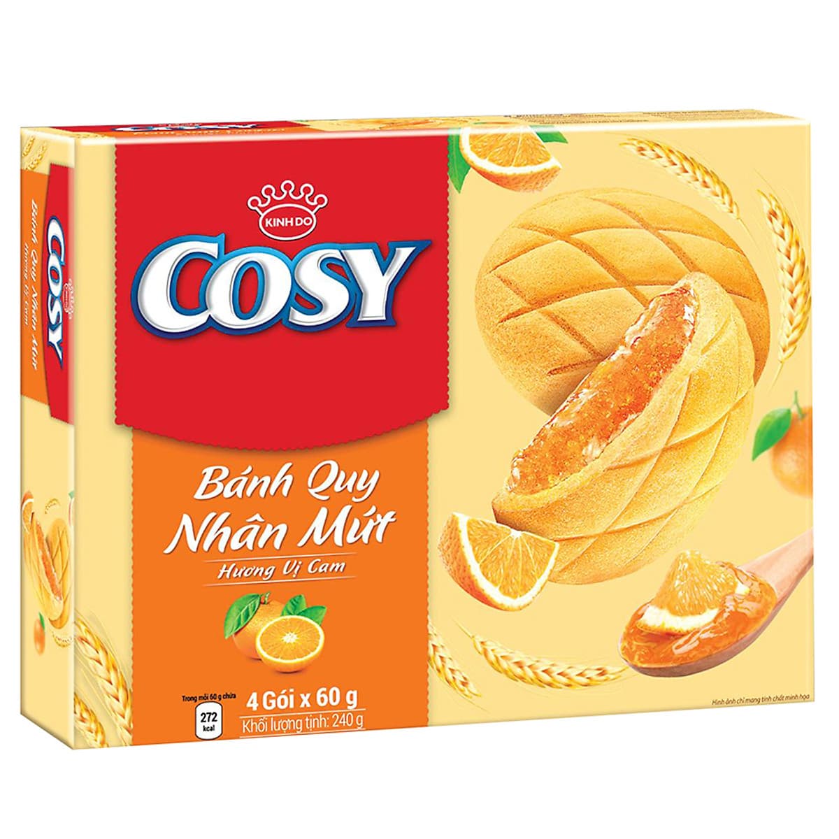 Bánh Kinh Đô Cosy Nhân Mứt Cam 4231881 (240g)