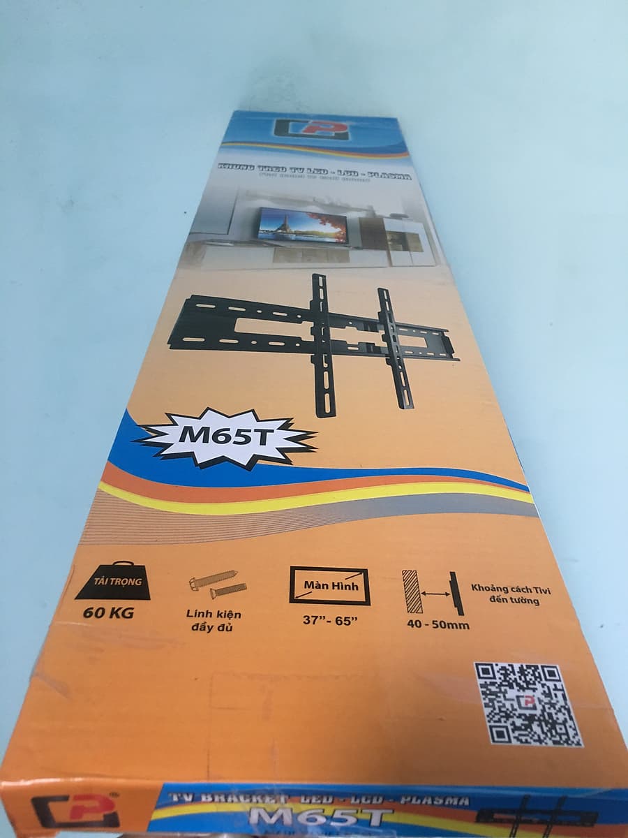 Khung treo tivi mâm áp tường 37 - 65 inch M65T - Hàng chính hãng