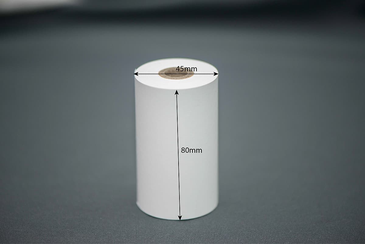 Giấy in nhiệt K80 x 45mm thùng 100 cuộn