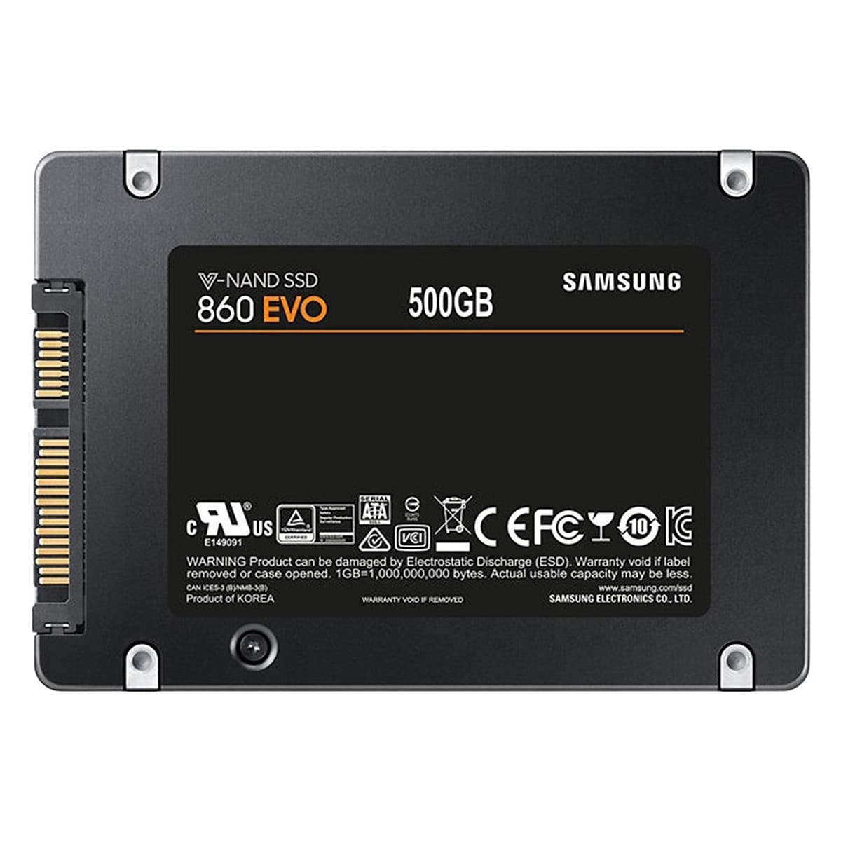 Ổ Cứng SSD Sata III 2.5 inch 500GB Samsung 860 Evo - Hàng Nhập Khẩu (Box Tiếng Anh)