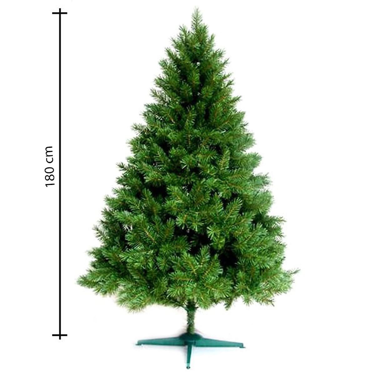Cây thông noel màu xanh đầu tròn 2in (Cây 180cm)