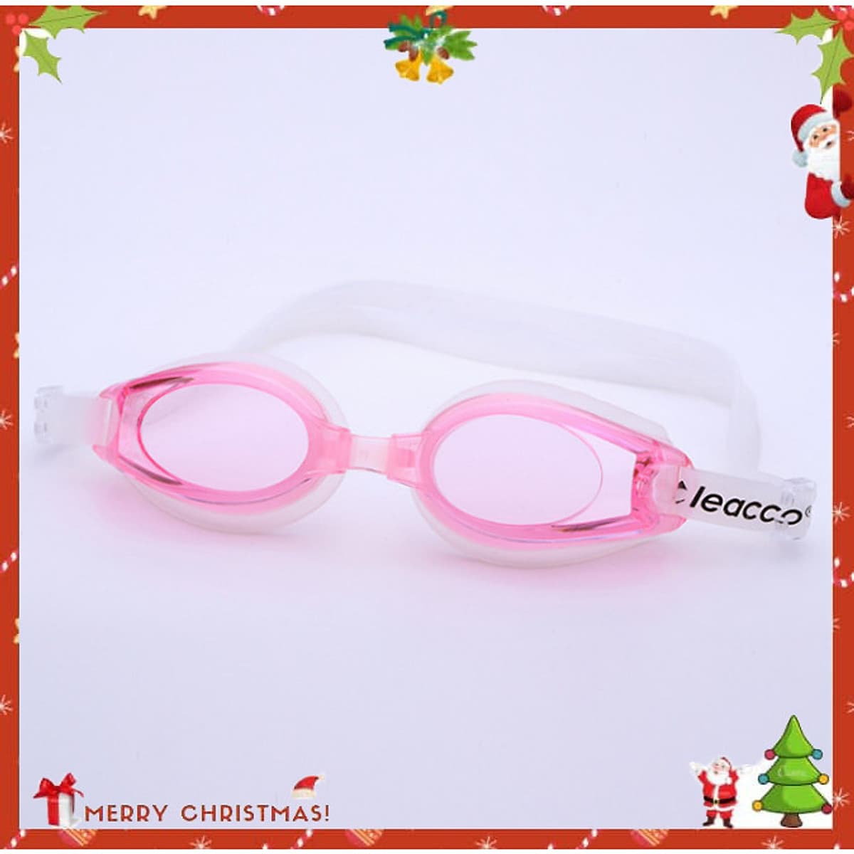 Kính bơi chống sương mờ, chống UV Cleacco, dây đeo được làm 100% silicone mềm mại, thoải mái, thiết kế không trơn trượt, độ co giãn và độ bền thách thức thời gian, dành cho vận động viên chuyên nghiệp hoặc người thích người đi bơi hằng ngày