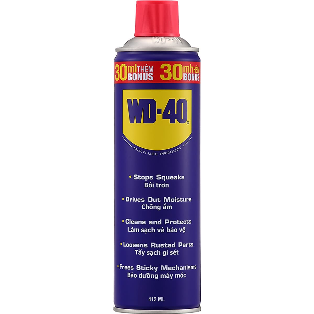 Dầu Bôi Trơn Chống Gỉ Sét WD-40 (412ml)