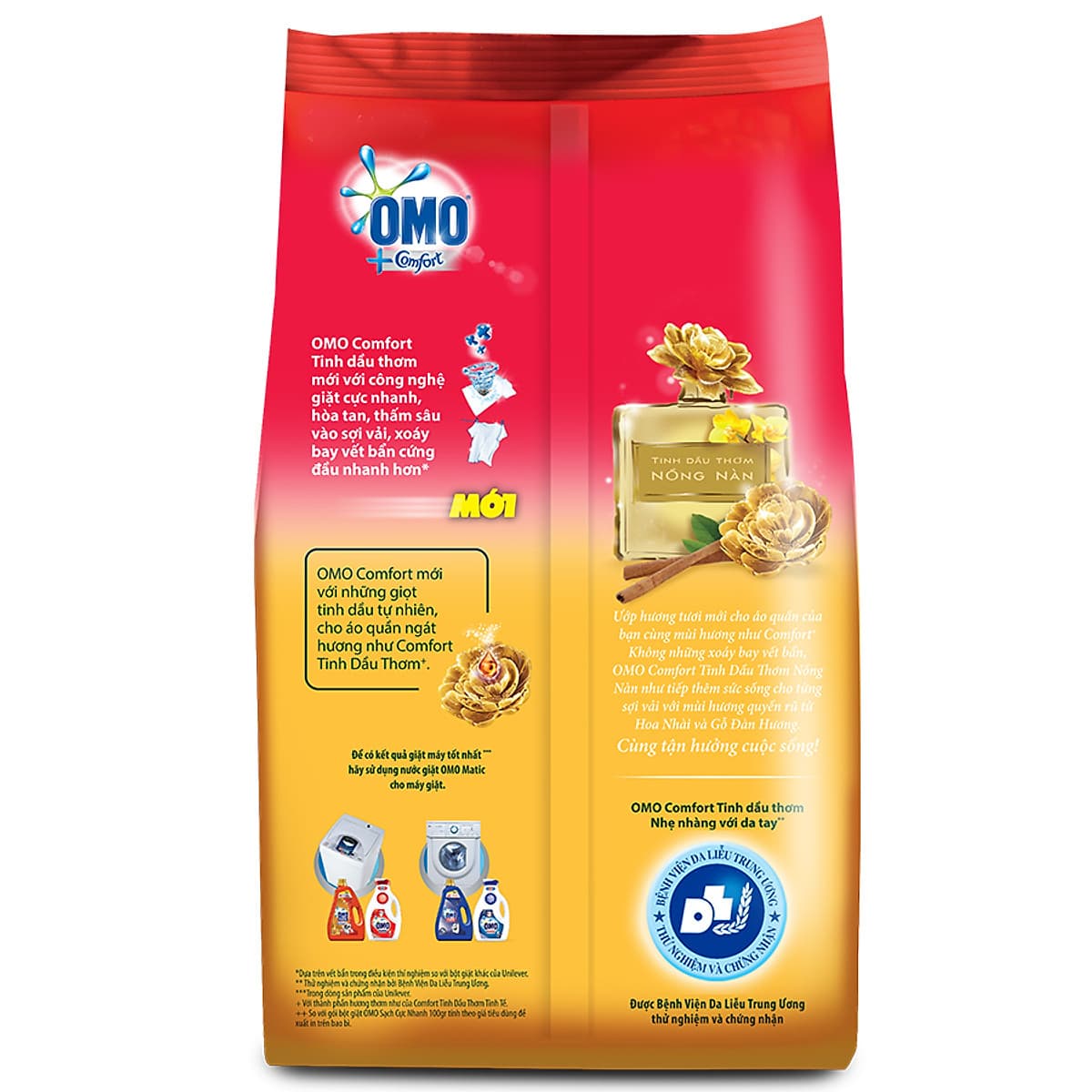 Bột Giặt OMO Comfort Tinh Dầu Thơm 4kg