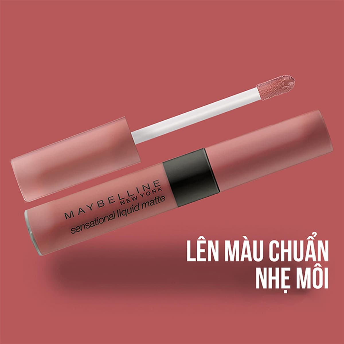 Son kem lì nhẹ môi Maybelline New York phiên bản tông đất giới hạn Sensational Liquid Matte 7ml