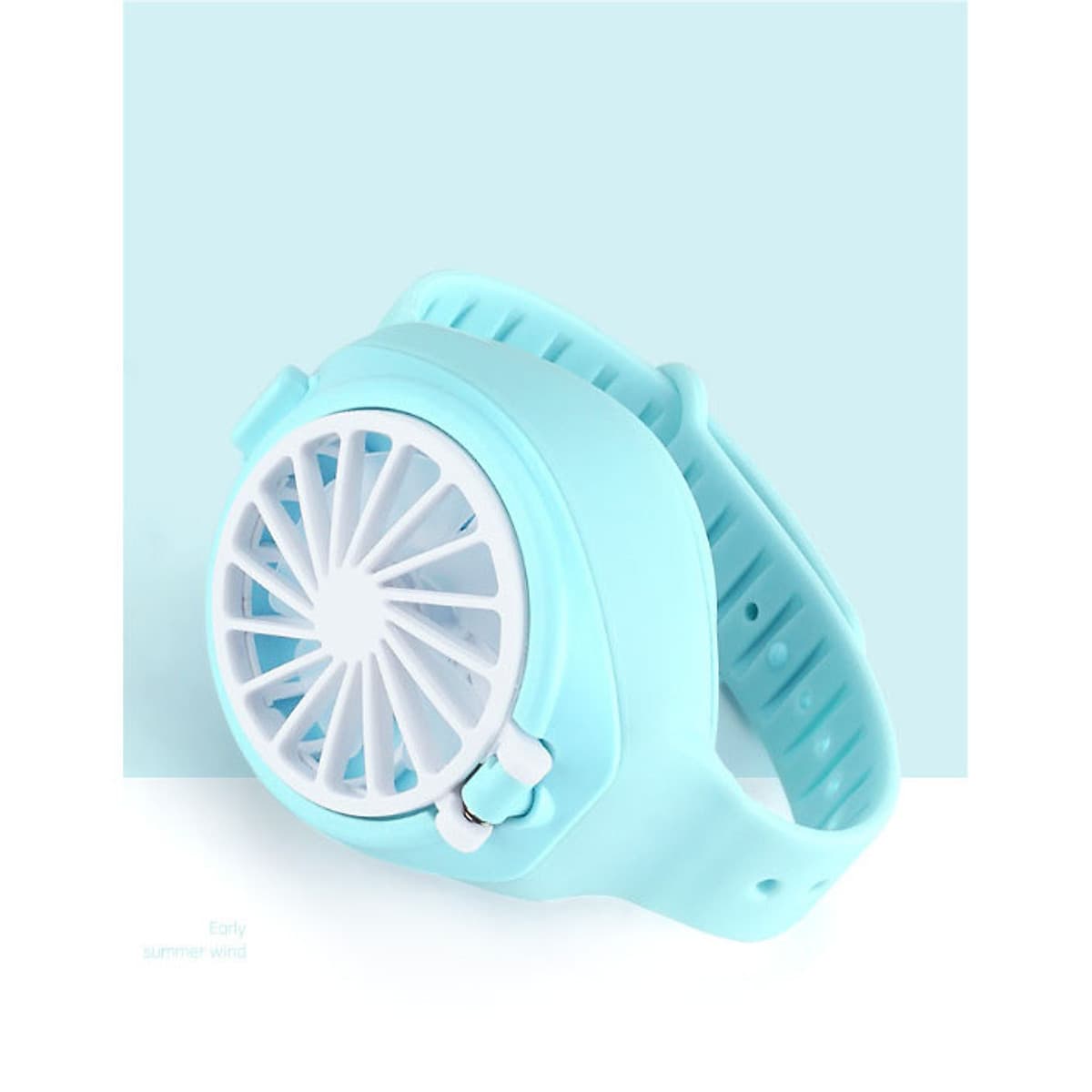 Quạt mini cứu nóng kiêm đồng hồ tích điện thời trang Watch Fan siêu cấp chanh sả dành cho bạn nữ