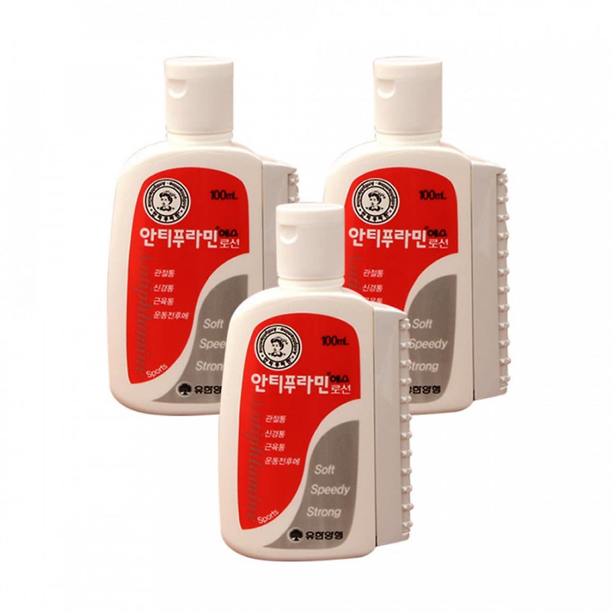 Bộ 3 Chai Dầu nóng Hàn Quốc Antiphlamine ( Chai100ml ) 