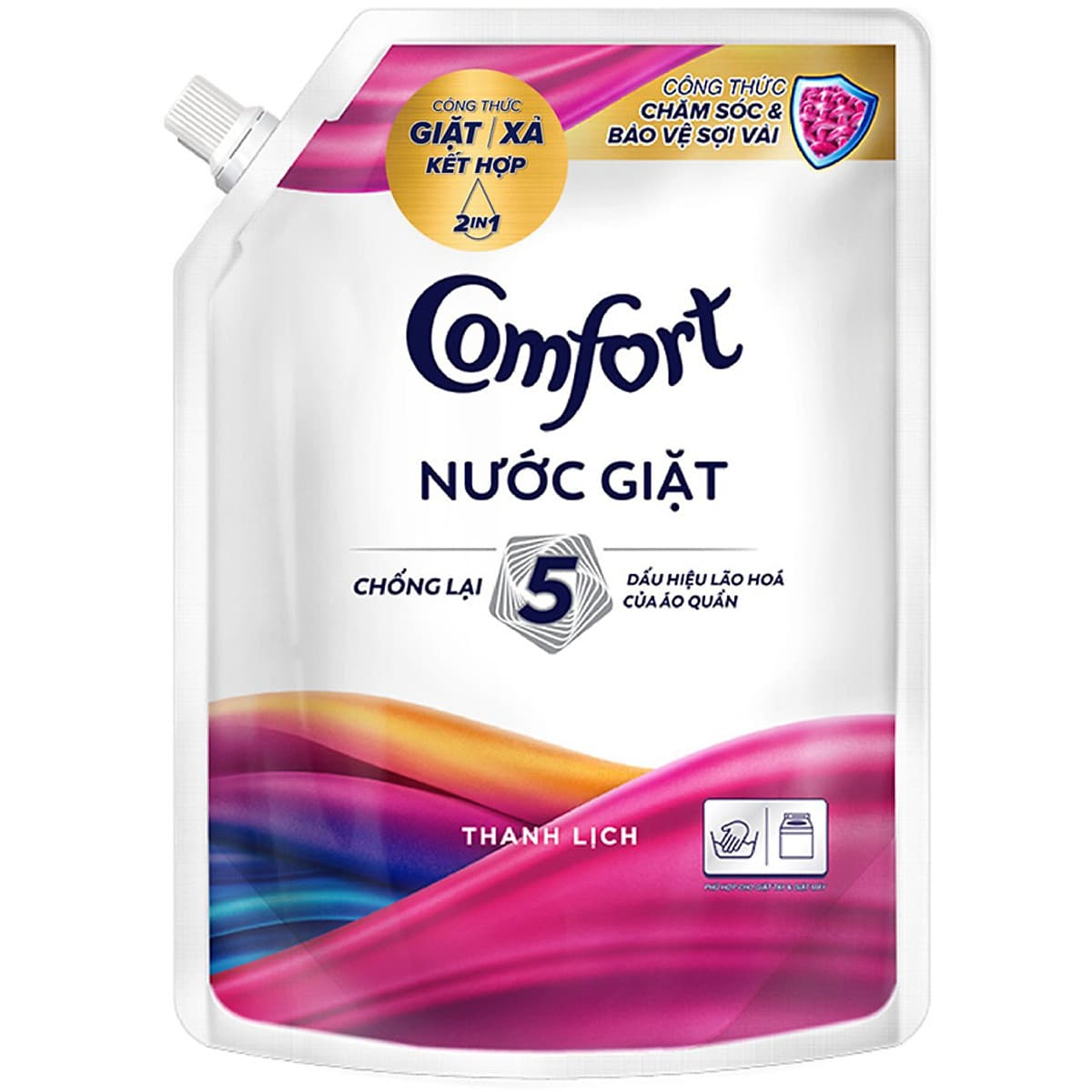Comfort Công Thức Giặt Xả Hương Thanh Lịch Túi 2,2kg