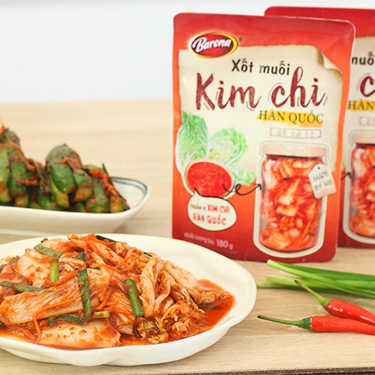 XỐT MUỐI KIM CHI HÀN QUỐC BARONA 180g 