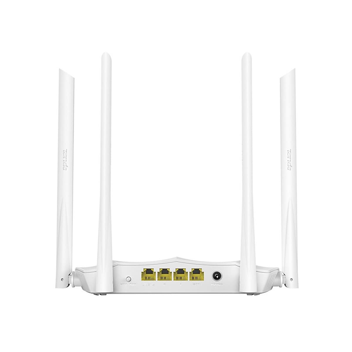 Bộ Phát Wifi Chuẩn AC1200 Tenda AC5 Màu Trắng Tặng Cáp Mạng Dây Đồng 8 Sợi Dài 2 mét - Hàng Chính Hãng