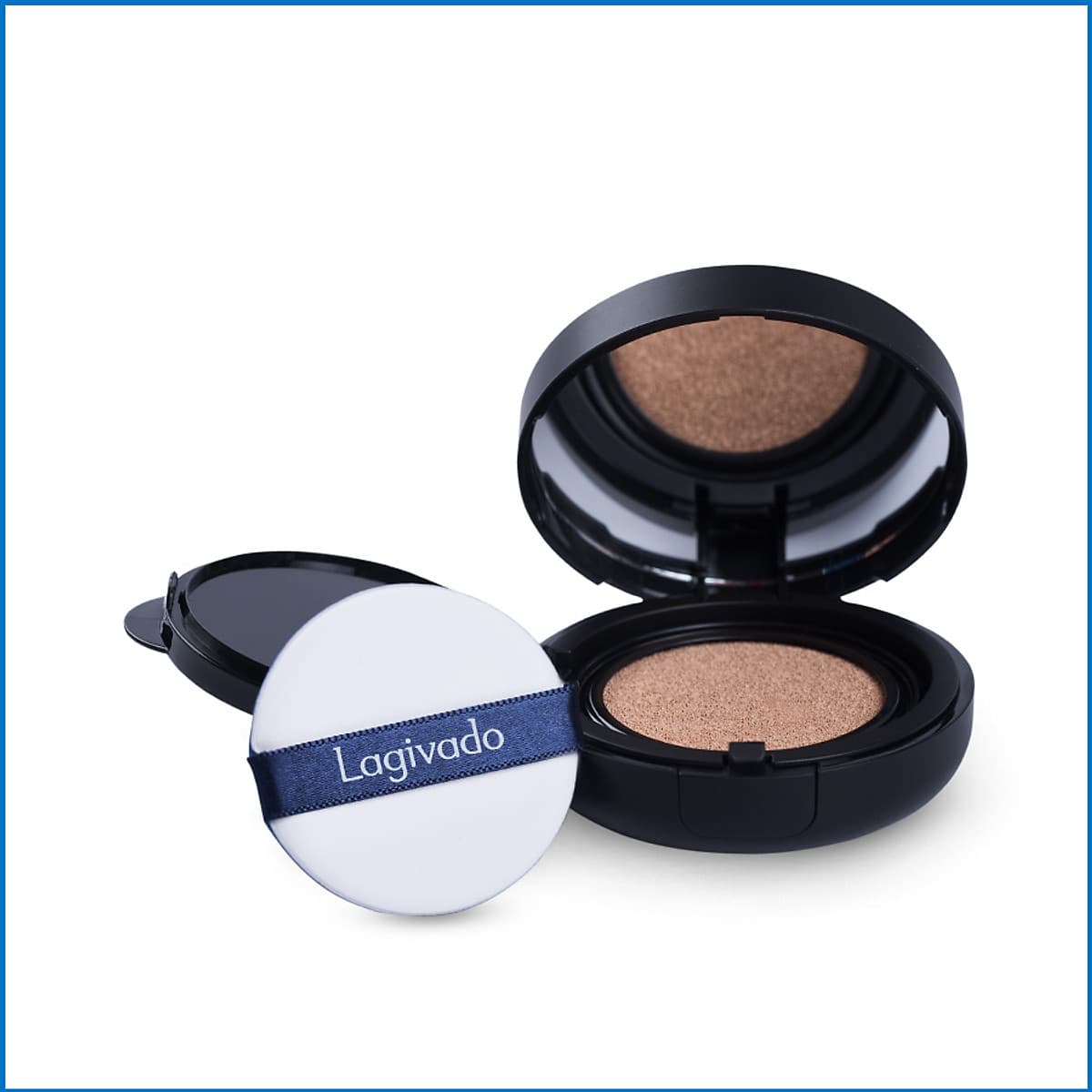 Phấn nước trang điểm Hàn Quốc che khuyết điểm, cho lớp nền trong suốt Lagivado Just Perfection Cushion Foundation – 2 tông màu 14g